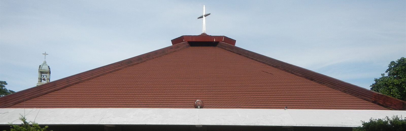 The exterior of Santa Maria della Strada Parish in Quezon City